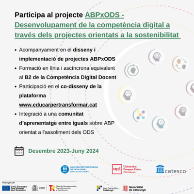 ABPxODS-Comunitat digital per a l’educació per la sostenibilitat
