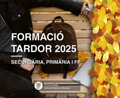 FORMACIÓ TARDOR 2025 - SECUNDÀRIA, PRIMÀRIA I FP